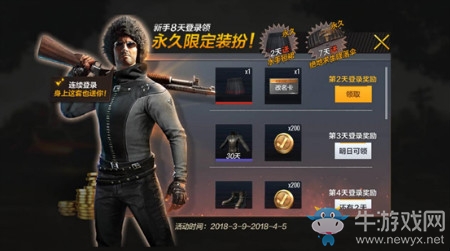 《絕地求生：全軍出擊》新手累積登錄拿好禮活動(dòng)介紹