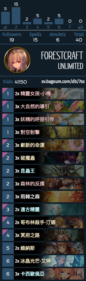 《影之詩》國服無限冥府精靈卡組