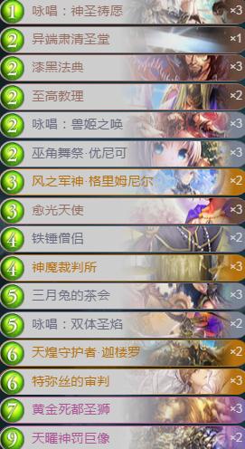 《影之詩》獅子巨像教卡組搭配攻略
