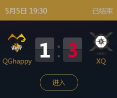 《王者榮耀》2018KPL春季賽5月5日QGhappy vs XQ比賽視頻