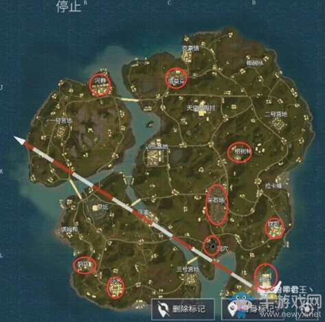《和平精英》雨林地圖資源點(diǎn)分析