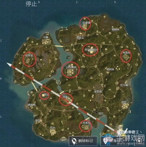 《和平精英》雨林地圖資源點(diǎn)分析