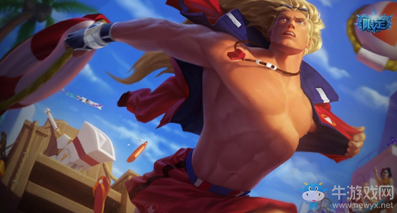 《LOL》泳池派對 塔里克炫彩皮膚