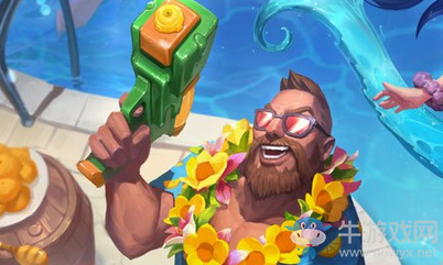 《LOL》泳池派對 普朗克炫彩皮膚