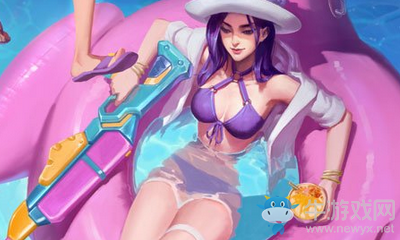 《LOL》泳池派對 凱特琳皮膚介紹