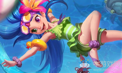 《LOL》泳池派對 佐伊炫彩皮膚