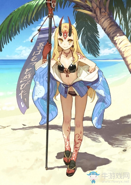 《FGO》泳裝茨木童子立繪一覽
