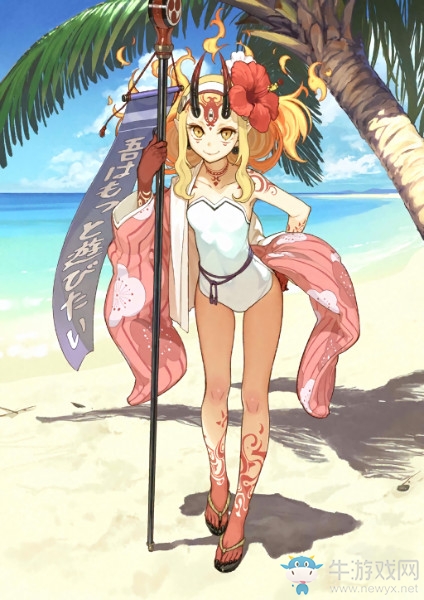 《FGO》泳裝茨木童子立繪一覽