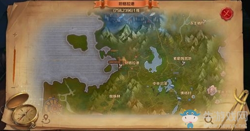 《萬(wàn)王之王3D》迷霧沼澤風(fēng)景點(diǎn)位置坐標(biāo)匯總