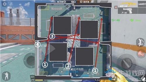 《CF》手游死亡十字HD射擊點位介紹