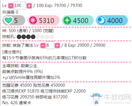 《LoveLive學園偶像祭》小泉花陽【被施了魔法】卡牌介紹