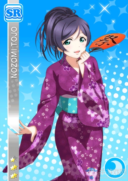 《LoveLive學園偶像祭》東條希【廟會少女】卡牌介紹