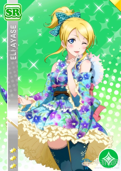 《LoveLive學園偶像祭》絢瀨繪里【你和蘋果糖】卡牌介紹