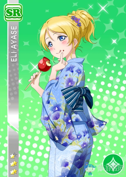 《LoveLive學園偶像祭》絢瀨繪里【你和蘋果糖】卡牌介紹