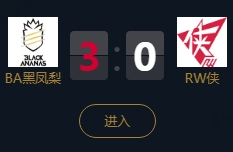 《王者榮耀》2018KPL秋季賽10月6日BA黑鳳梨 vs RW俠比賽視頻