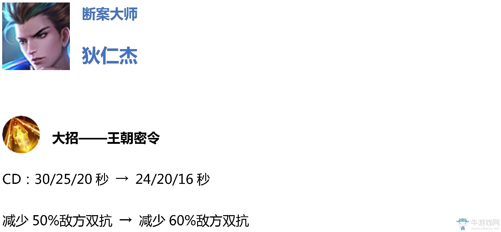 《王者榮耀》11月8日體驗服英雄調(diào)整一覽