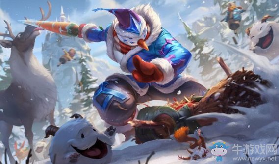 《LOL》執(zhí)胡蘿卜的雪人 易炫彩皮膚