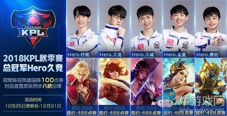 《王者榮耀》12月25日更新內(nèi)容 恭喜Hero久競奪冠 冰雪聚王者活動來襲