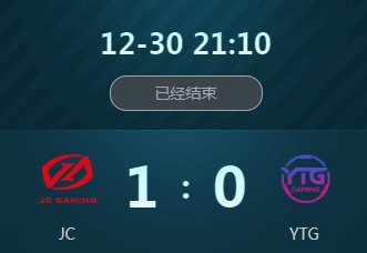《王者榮耀》2018冬季冠軍杯12月30日J(rèn)C vs YTG視頻