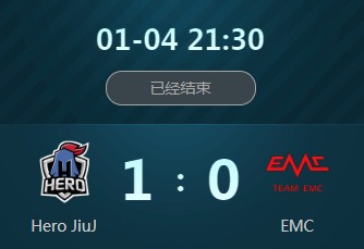 《王者榮耀》2018冬季冠軍杯1月4日小組賽Hero vs EMC視頻