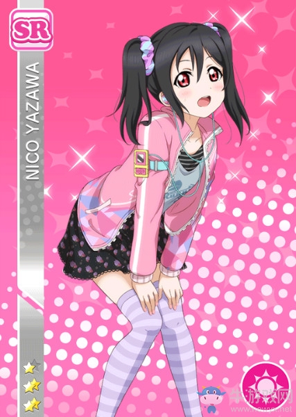 《LoveLive學園偶像祭》矢澤妮可【偶像的笑容】卡牌介紹
