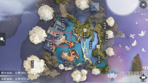 2019《楚留香》手游3月5日坐觀萬象打坐位置