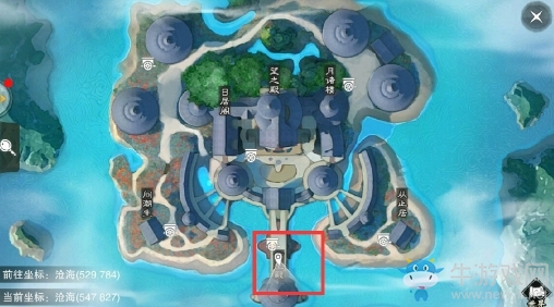 2019《楚留香》手游3月7日坐觀萬象打坐位置