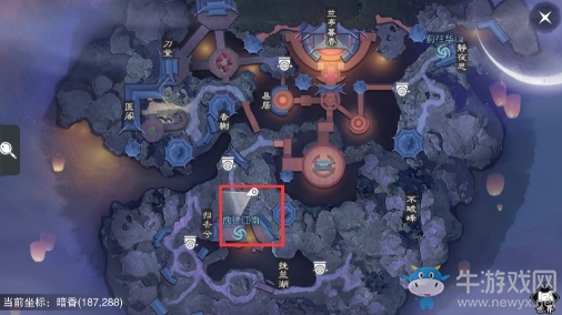 2019《楚留香》手游3月12日坐觀萬象打坐位置