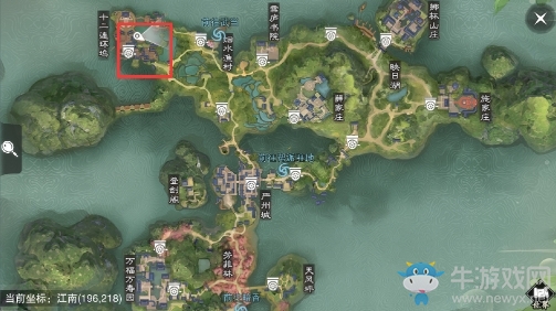 2019《楚留香》手游3月22日坐觀萬象打坐位置