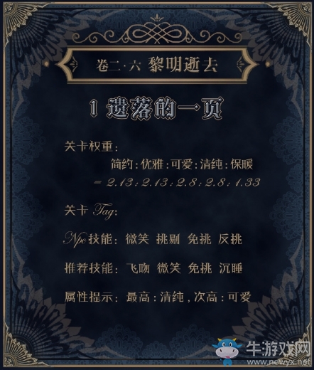 《奇跡暖暖》第二卷第六章上篇攻略大全