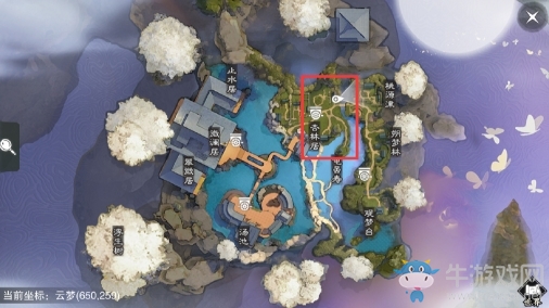 2019《楚留香》手游4月1日坐觀萬(wàn)象打坐位置