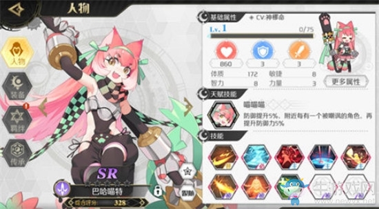 《造物2》巴哈喵特人物屬性介紹