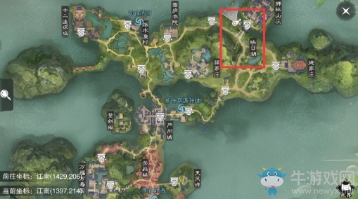 2019《楚留香》手游4月9日坐觀萬象打坐位置