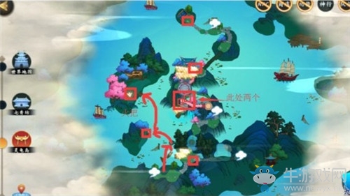 《劍網(wǎng)3：指尖江湖》七秀坊寶箱位置一覽