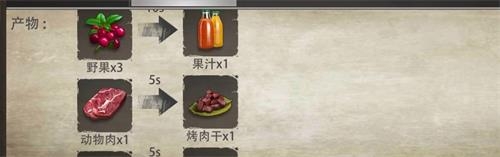 《文明重啟》食物食譜配方大全