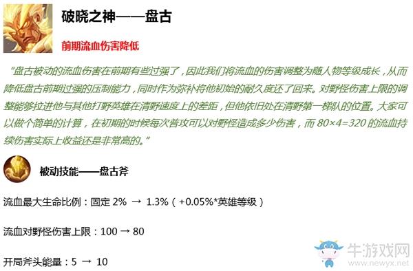《王者榮耀》27日英雄調(diào)整
