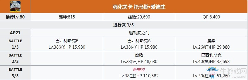 《Fgo》愛(ài)迪生技能本關(guān)卡攻略