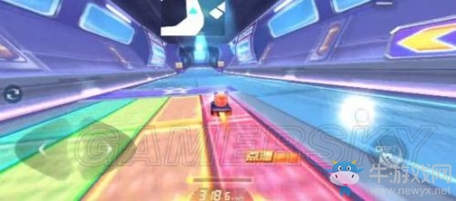 《跑跑卡丁車》手游L1駕照太空蜿蜒賽道通過技巧