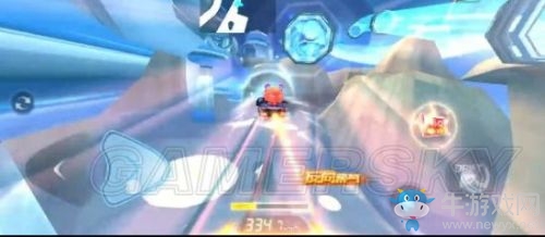 《跑跑卡丁車》手游L1駕照太空蜿蜒賽道通過技巧