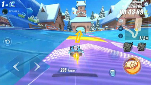 《qq飛車》手游冰雪企鵝島跑法攻略