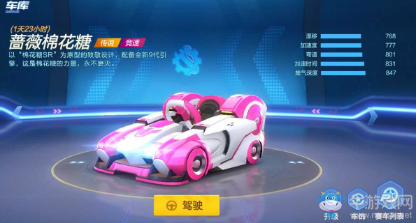 《跑跑卡丁車》薔薇棉花糖評測