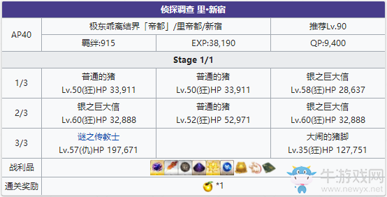 《Fgo》帝都圣杯奇譚里新宿所攻略