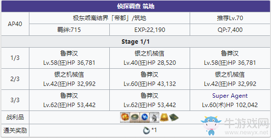 《Fgo》帝都圣杯奇譚筑地攻略