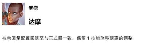 《王者榮耀》7月18日體驗服英雄調(diào)整