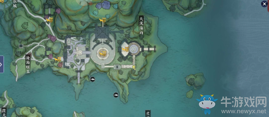 《天涯明月刀手游》盛景錄移花篇位置介紹