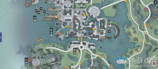 《天涯明月刀手游》盛景錄江南篇位置大全