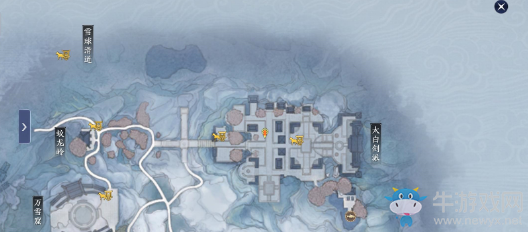 《天涯明月刀手游》盛景錄秦川篇位置大全