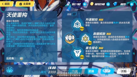 《崩壞3》布洛妮婭理之律者技能一覽