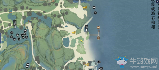 《天涯明月刀手游》盛景錄東越篇位置大全