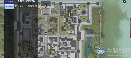 《天涯明月刀手游》盛景錄開封篇位置大全